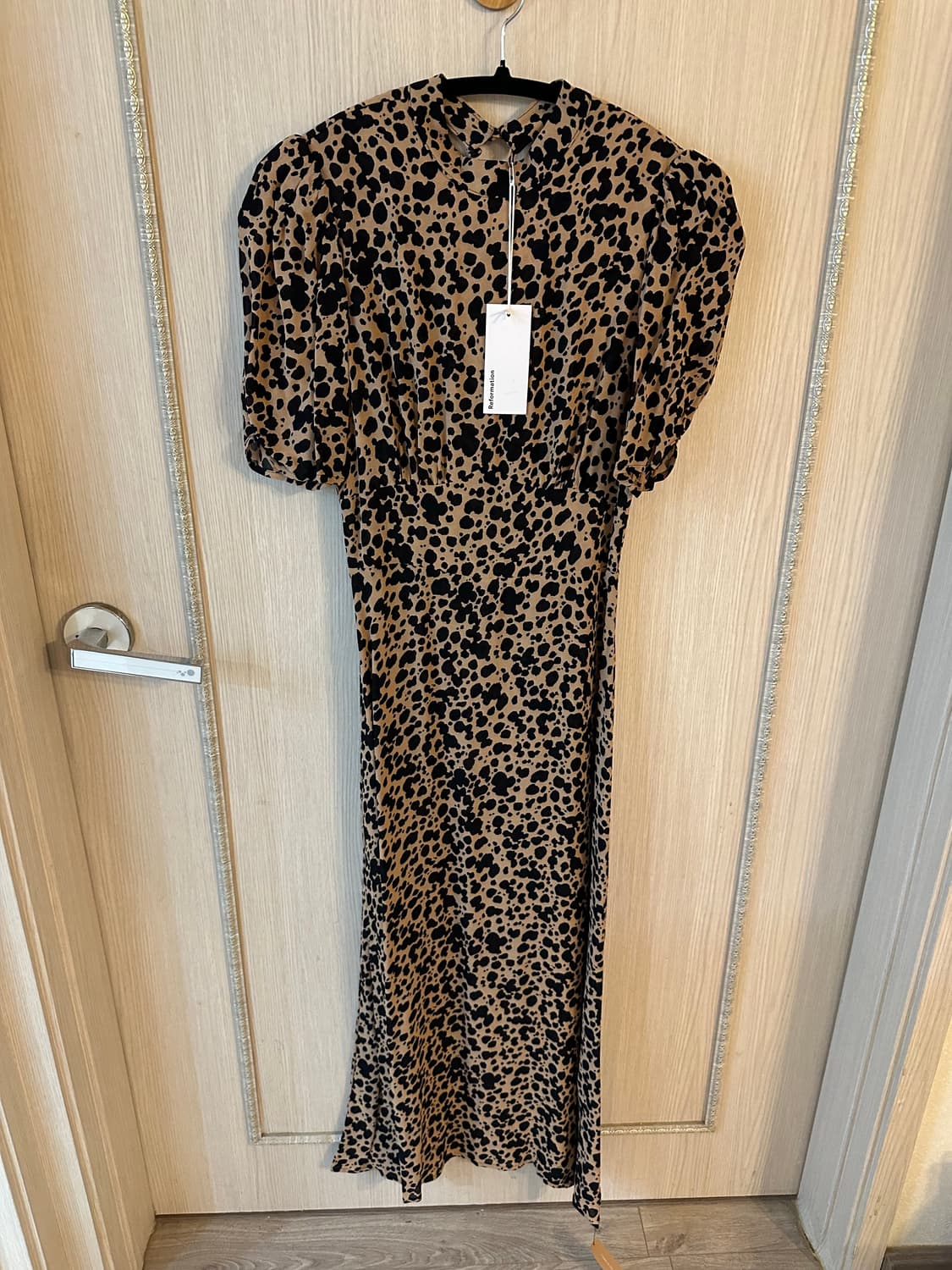 새상품 리포메이션 더스크 드레스 레오파드 블리츠 - 사이즈 02 상품이미지5