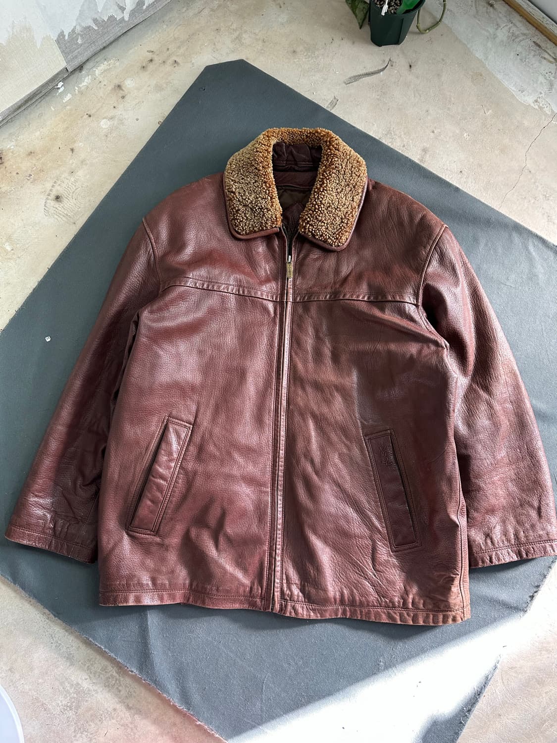 입생로랭 양가죽 자켓 100 상품이미지1