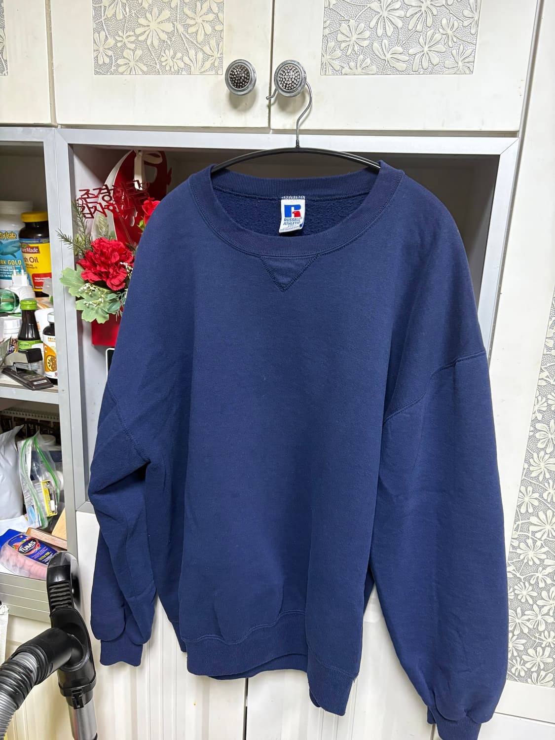 90's russell 러셀 plane sweat 네이비2xl usa 상품이미지3