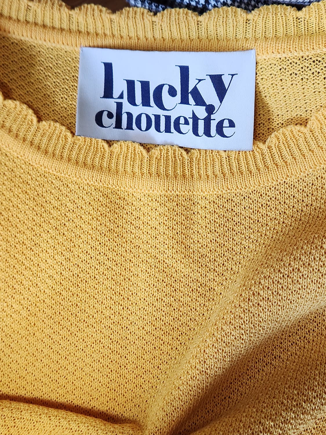 럭키슈에뜨 크로셰 반팔 니트  상품이미지2