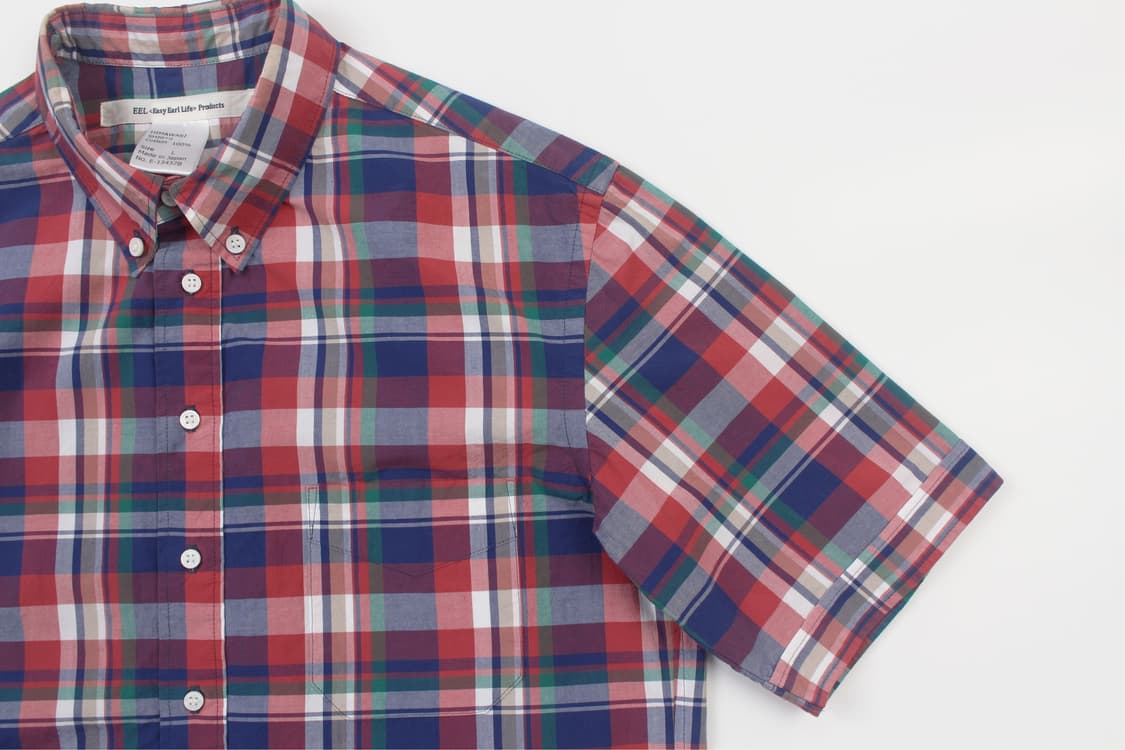 EEL Multi Check Pullover Shirt (Made In  상품이미지4
