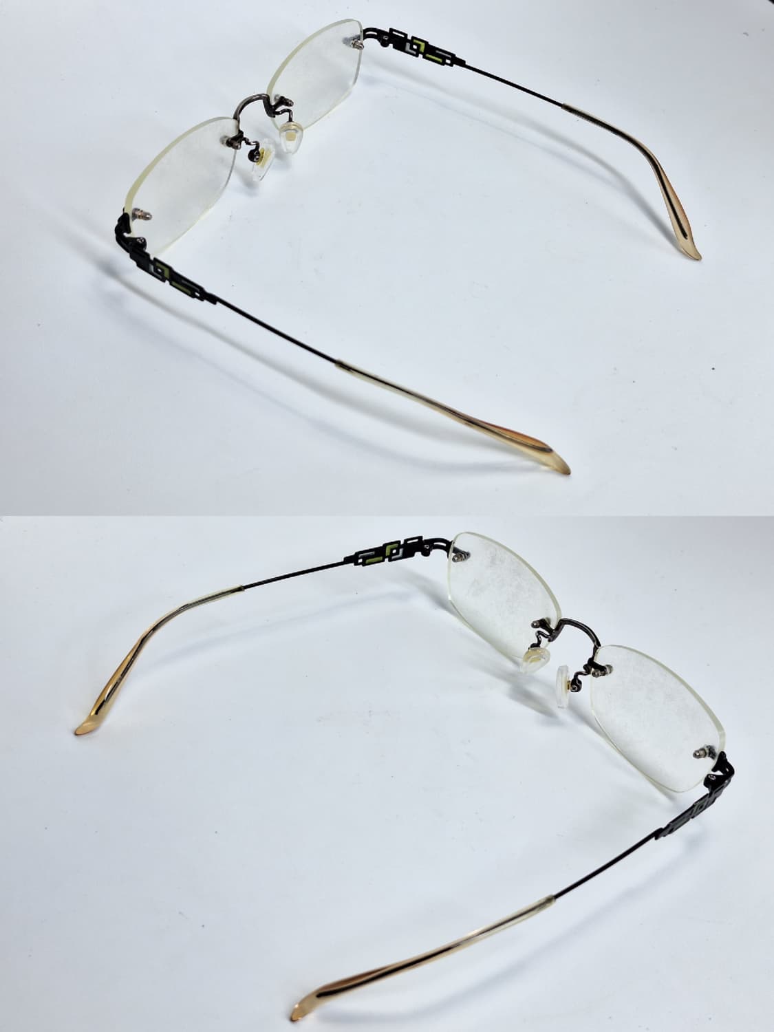 일본 빈티지 실버 무테 안경 클래식 미니멀 안경테 아이웨어 수입 깔끔한  상품이미지7