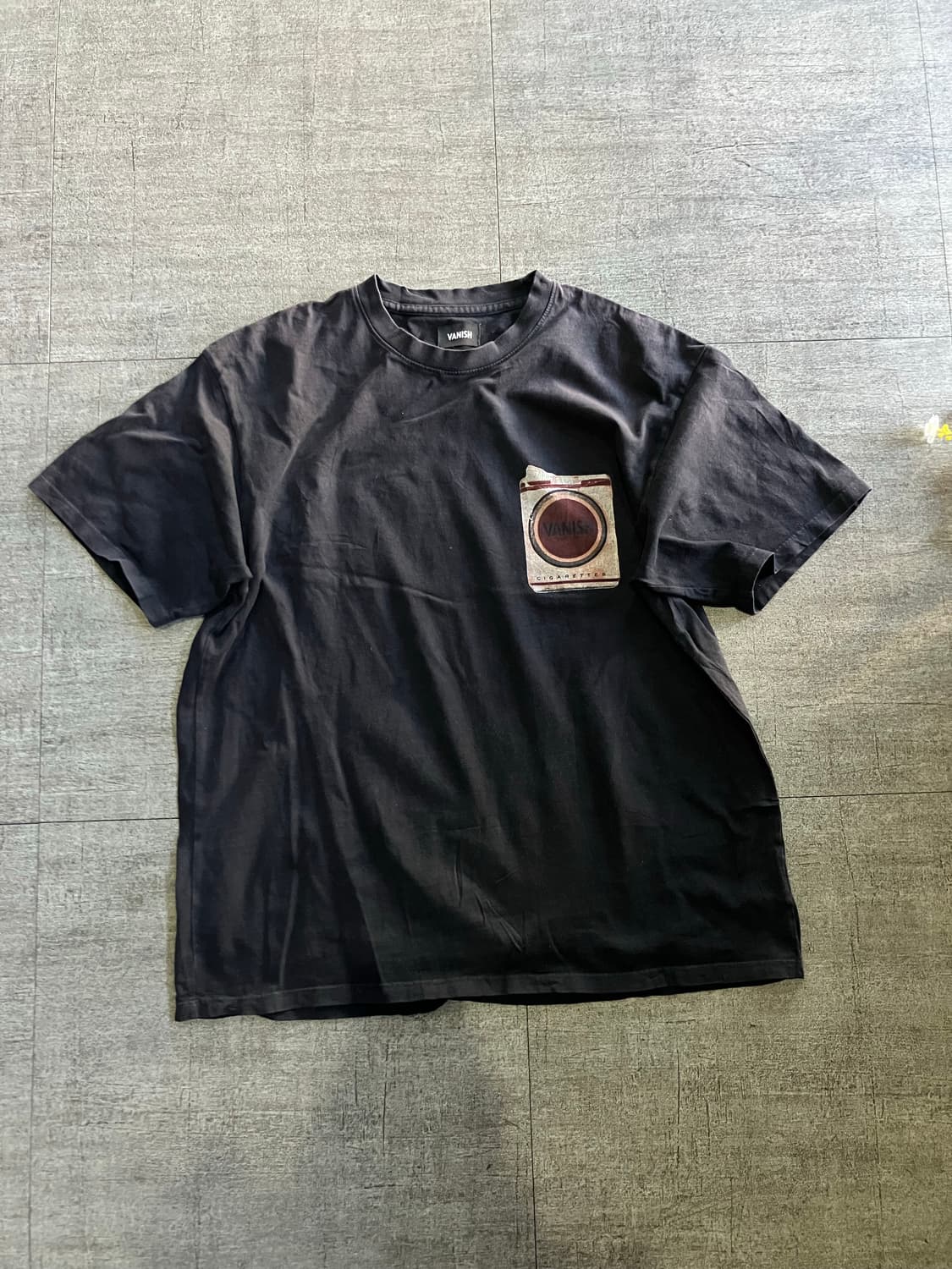 일본빈티지 Vanish 올드스쿨스트릿 혁오풍 반팔티셔츠 상품이미지1