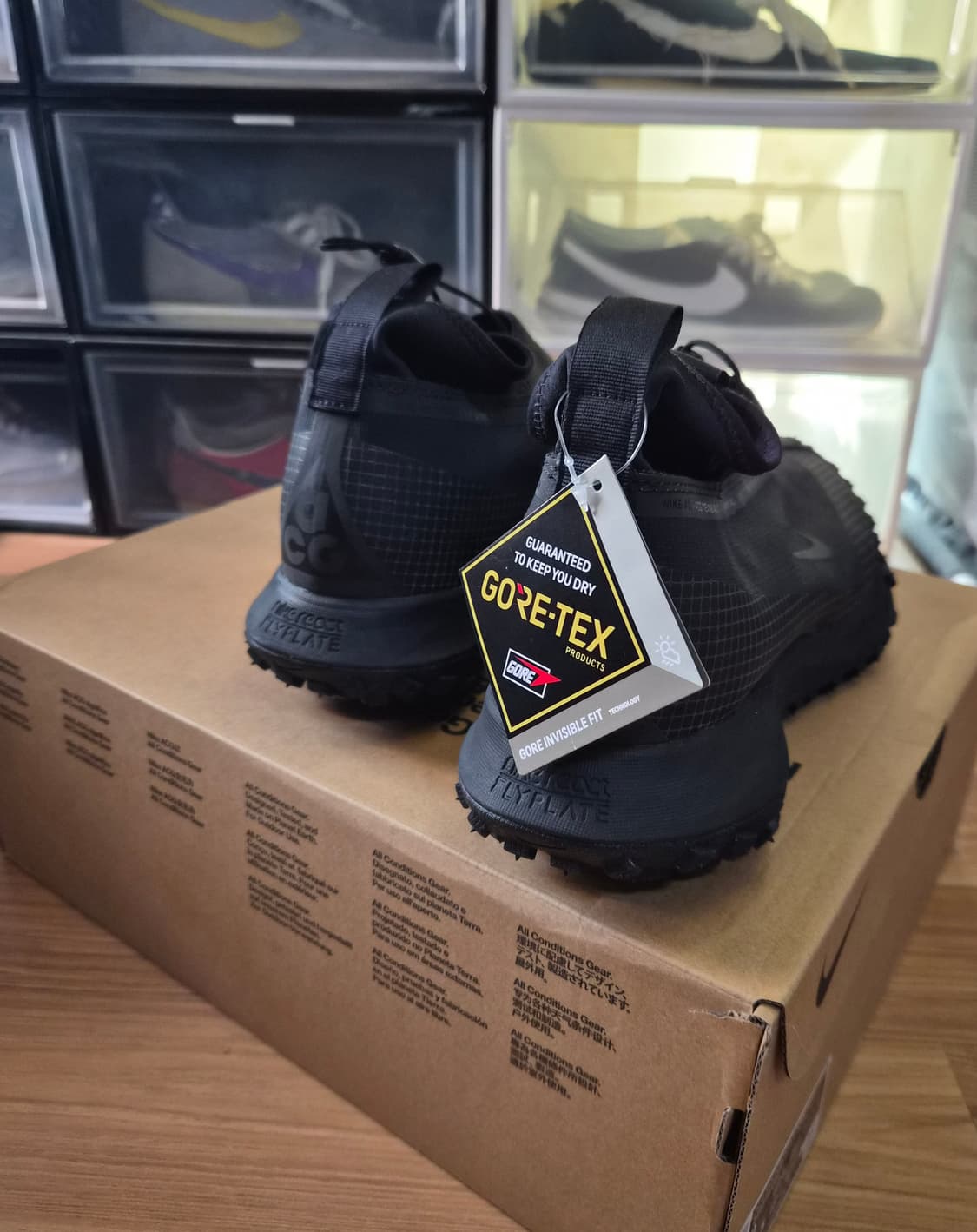 나이키 ACG 마운틴 플라이 고어텍스 블랙 초판 270 새제품 상품이미지6