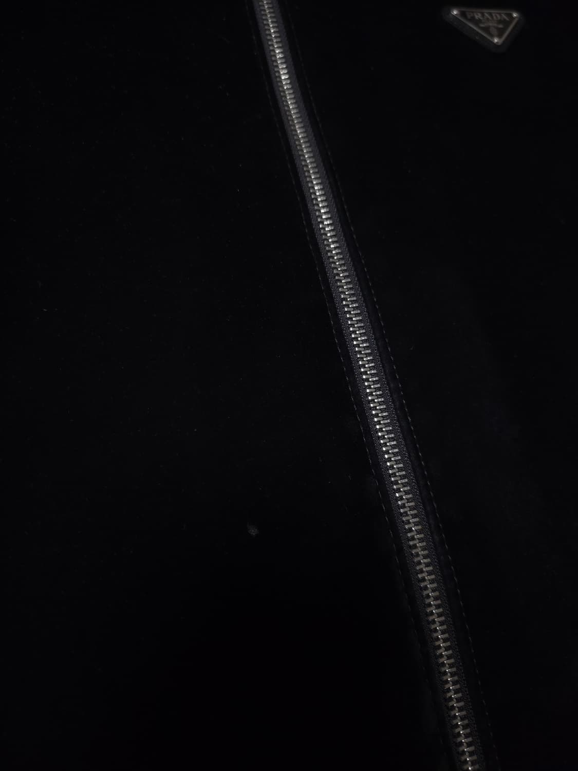 [XXL] 프라다 벨벳 블루종 자켓 블랙(SGB999) 상품이미지10