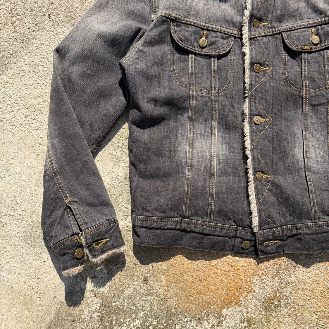 90s LEE 빈티지 쉐르파 데님자켓 L 상품이미지3
