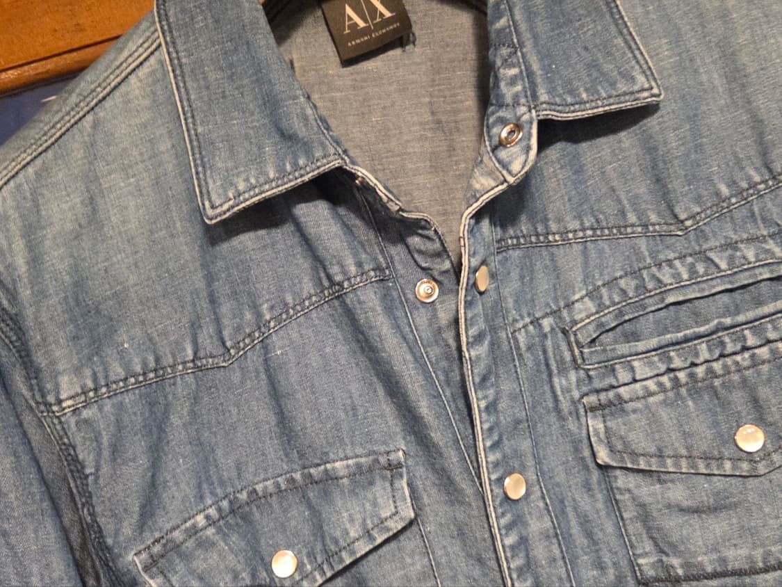 아르마니 익스체인지 데님셔츠 상품이미지7