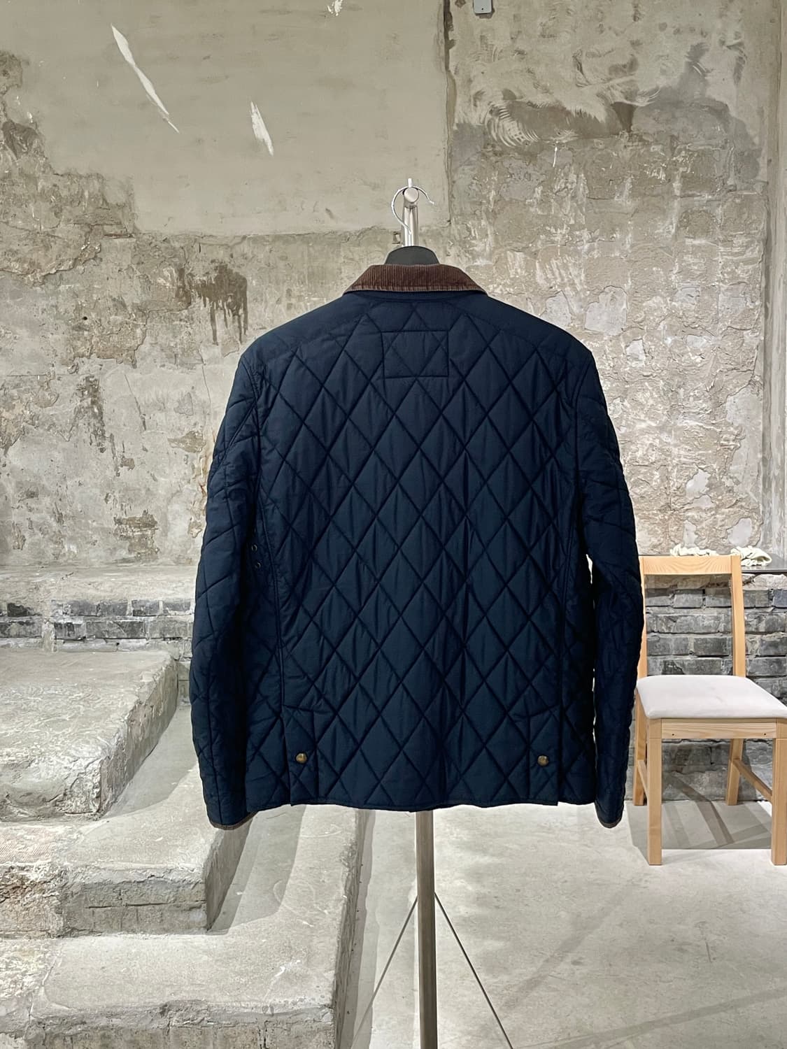 폴로 랄프로렌 다크 네이비 패치 로고 퀼팅 자켓 상품이미지6