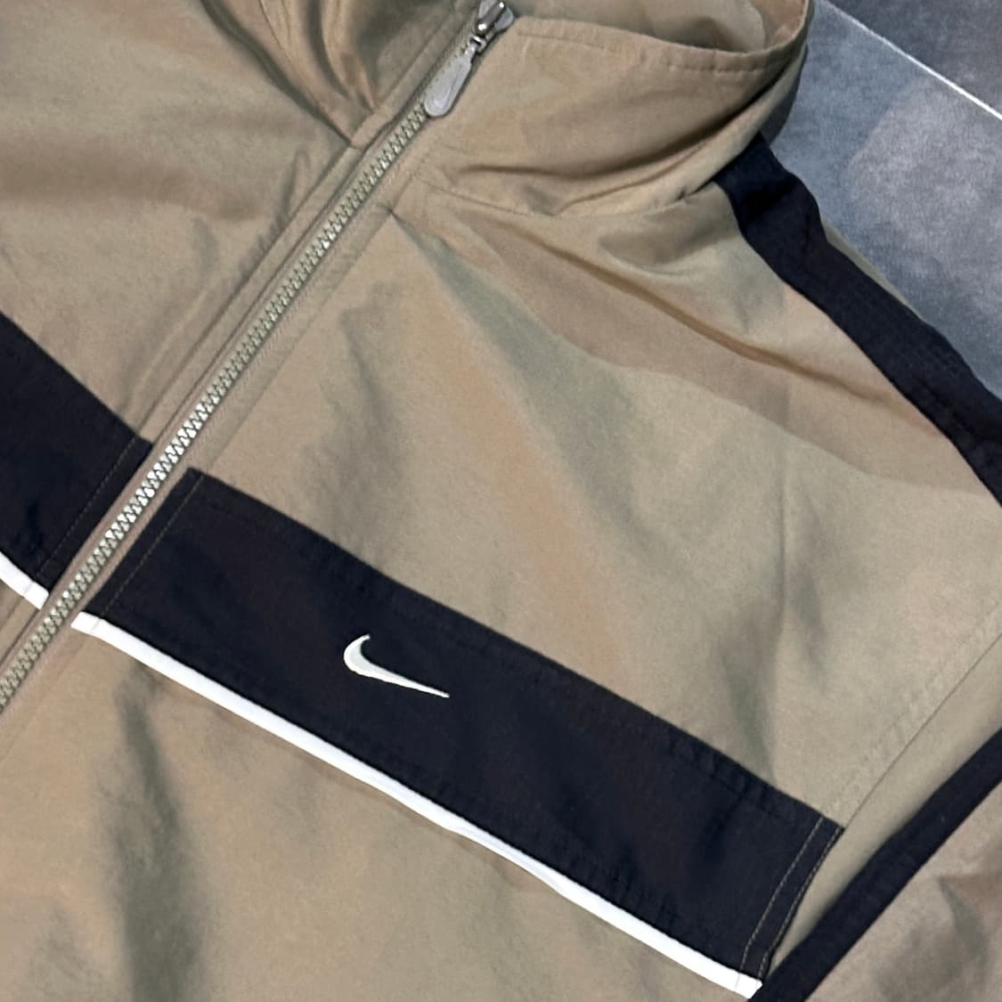 나이키 베이지 코튼 바람막이 상품이미지2
