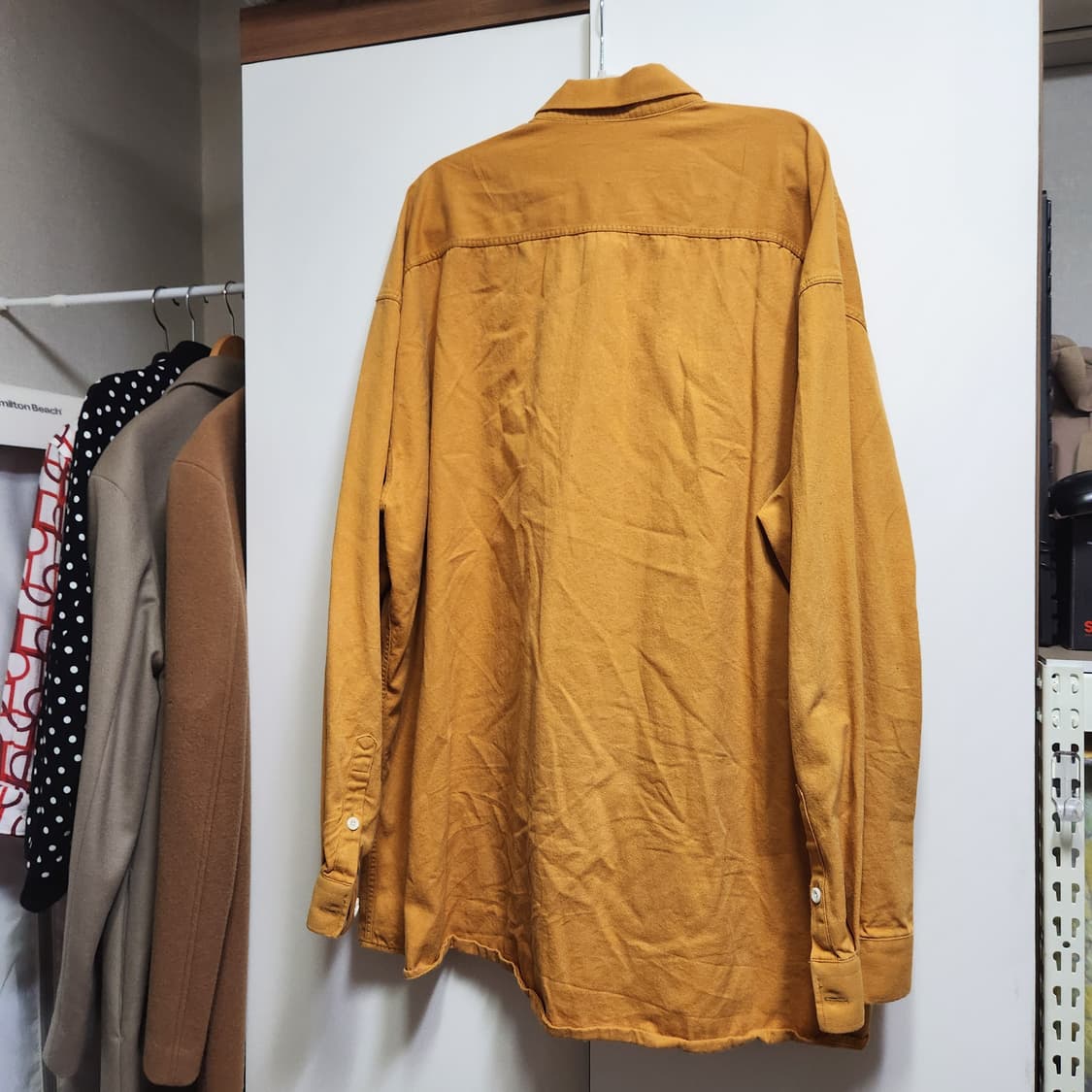 [네고가능] 오카네 주황 셔츠 상품이미지3