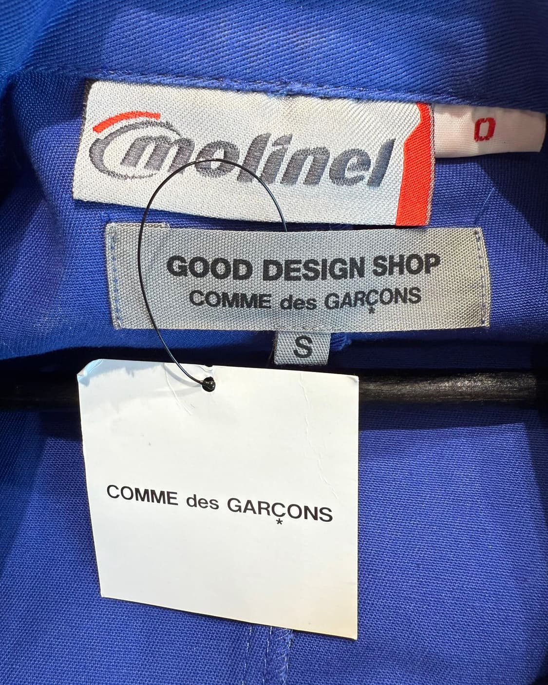 cdg 블루 모리넬 롱 워크 자켓  상품이미지8