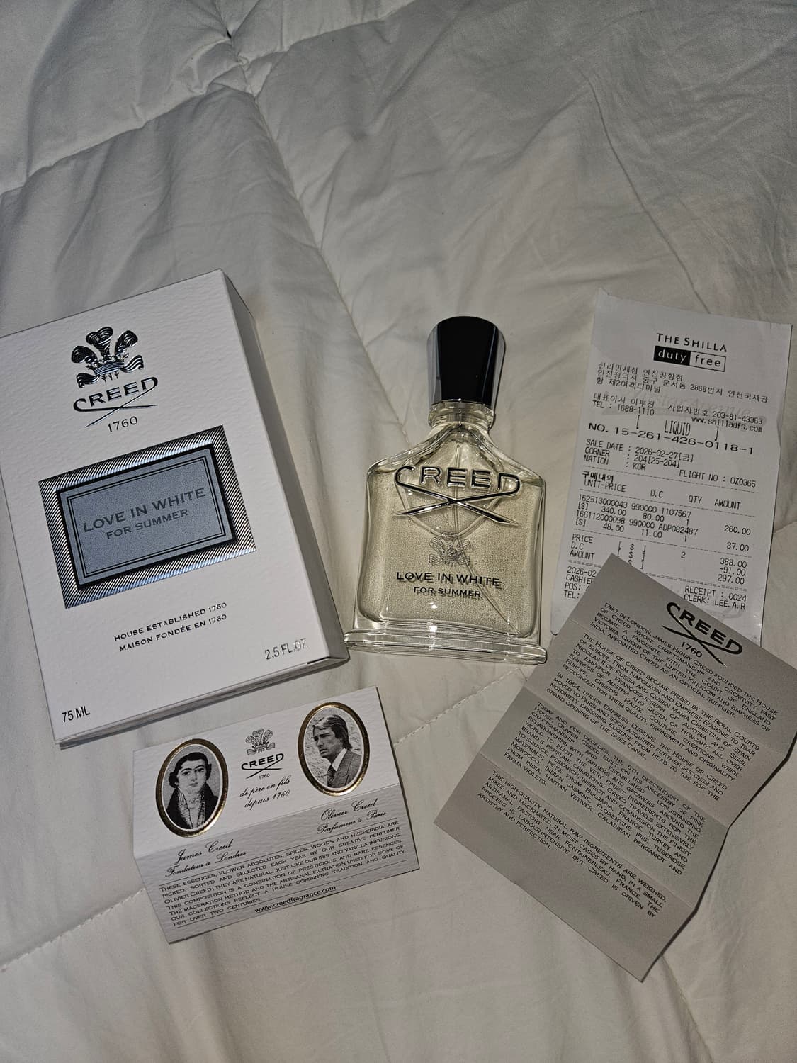 크리드 러브인 화이트 포 썸머 75ml 상품이미지1