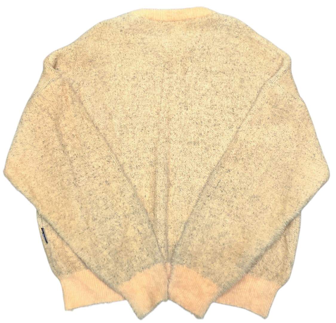 아조바이아조 오버사이즈 로고 니트 옐로우 상품이미지2