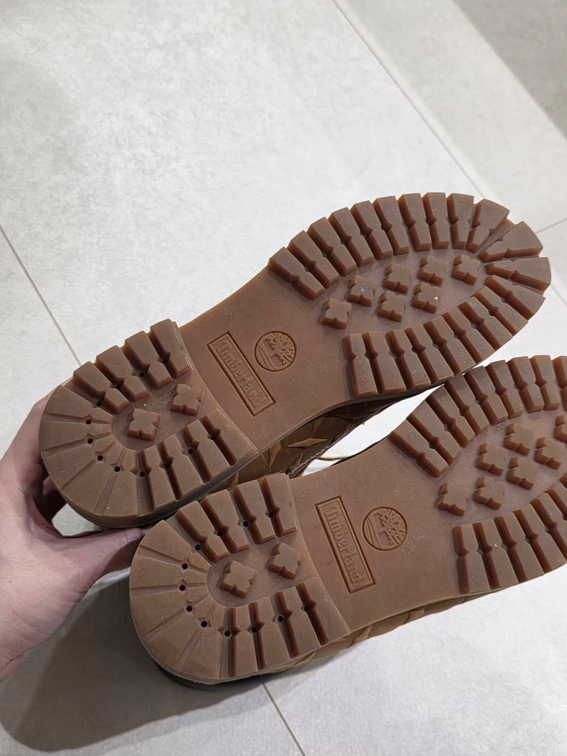 팀버랜드 x 슈프림 다이아몬드 플레이트 부츠 (EU42) 상품이미지8