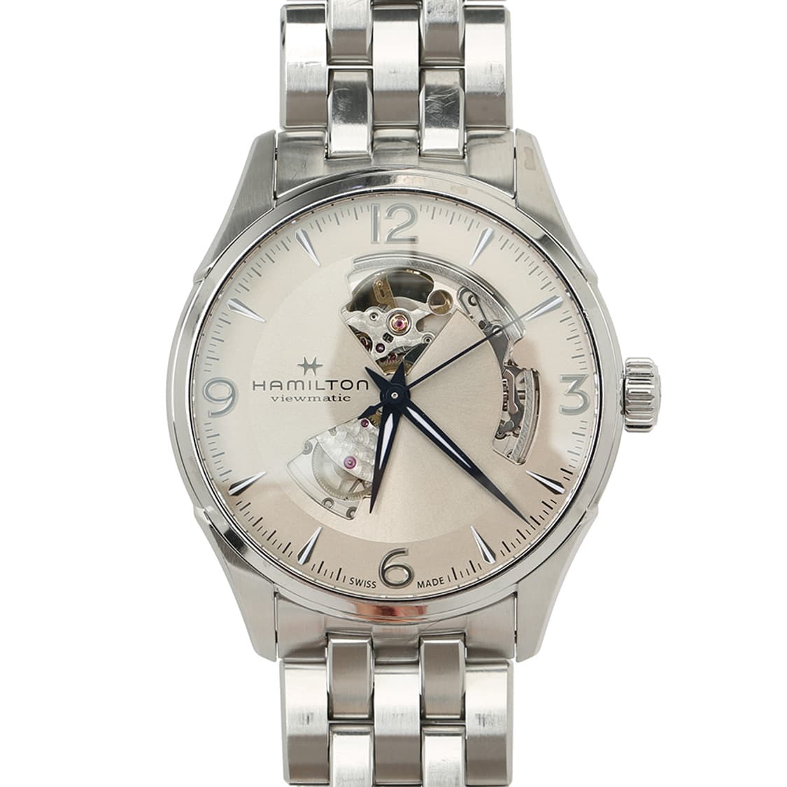 해밀턴 재즈마스터 오픈하트 오토매틱 시계 스틸워치 H32705121 상품이미지6