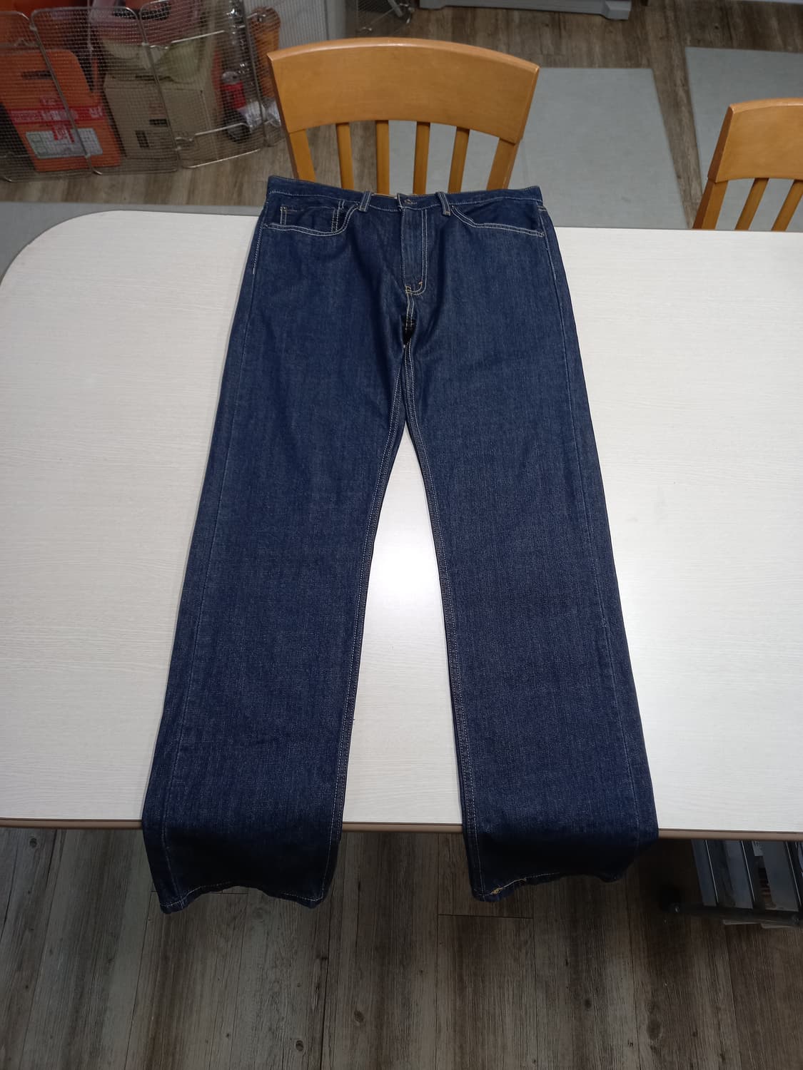 34 리바이스505 Colombia 일자진 진청 34-558 상품이미지1