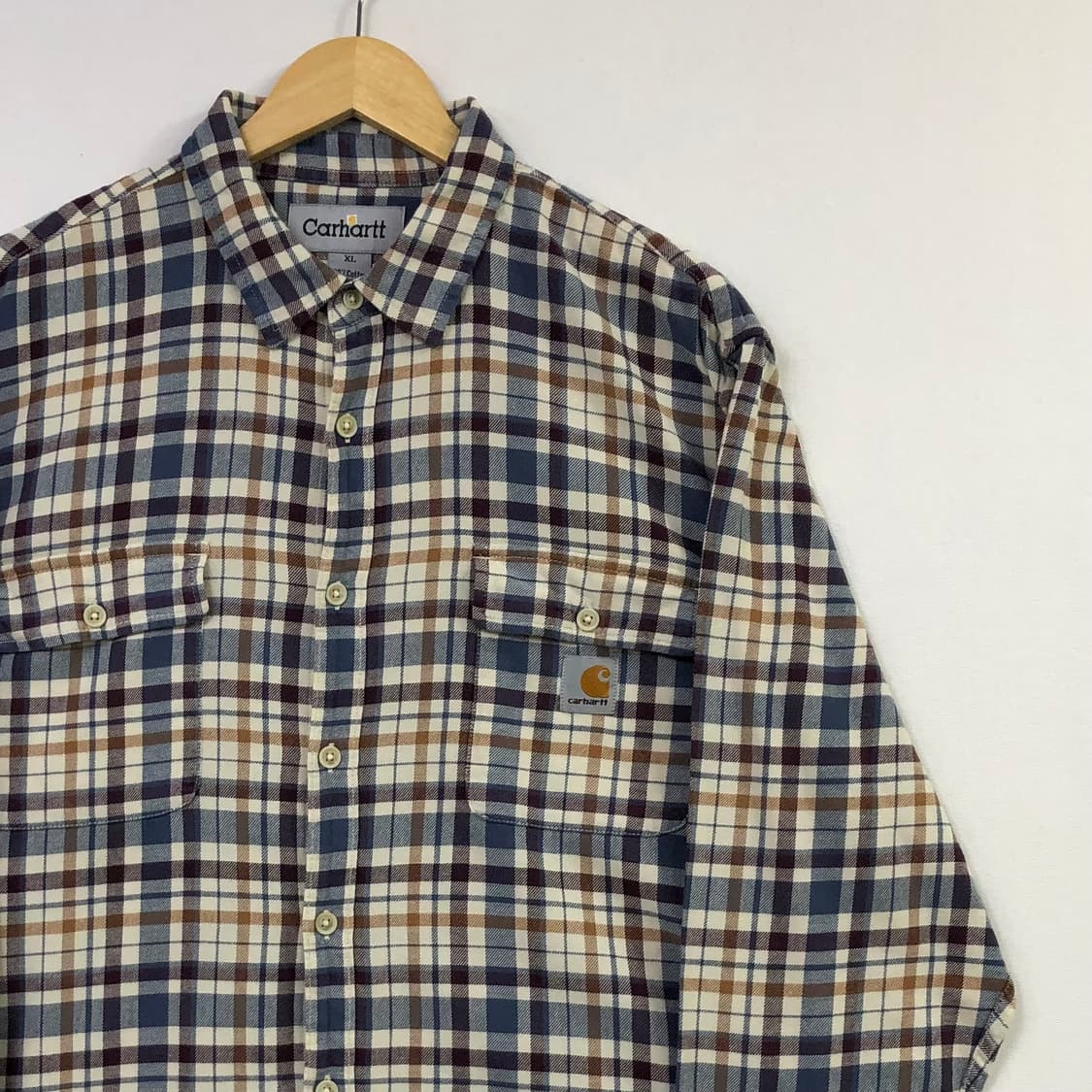 XL 칼하트 체크 남방 상품이미지1