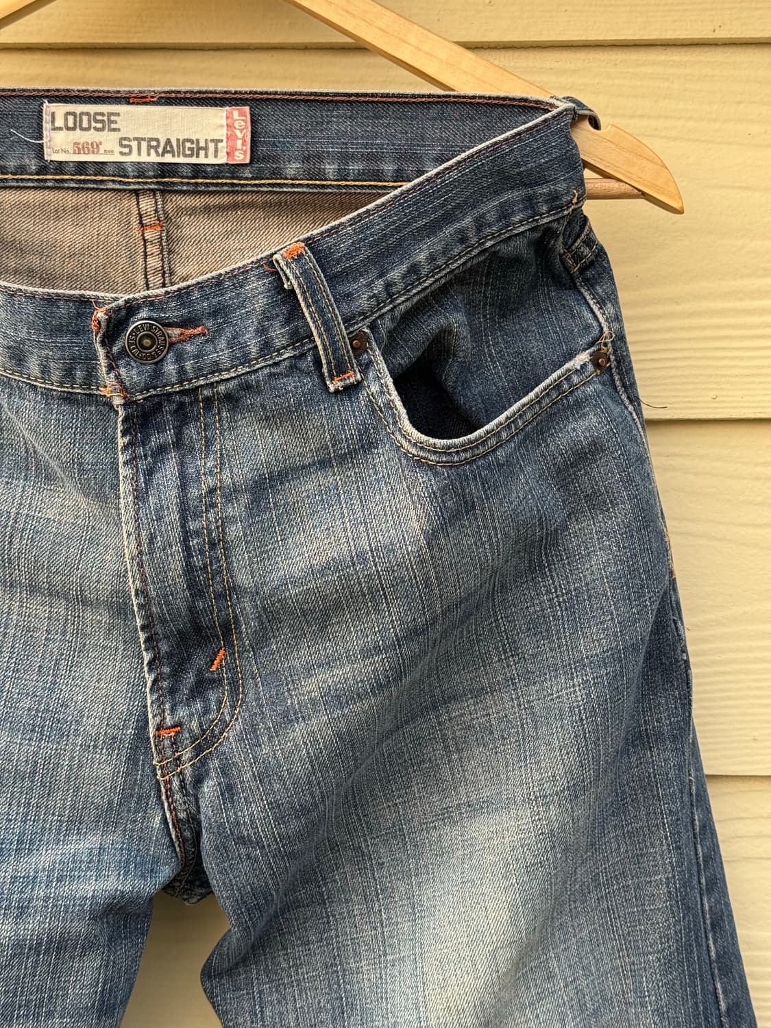 00s 리바이스 569 루즈 스트레이트 데님 팬츠 상품이미지3