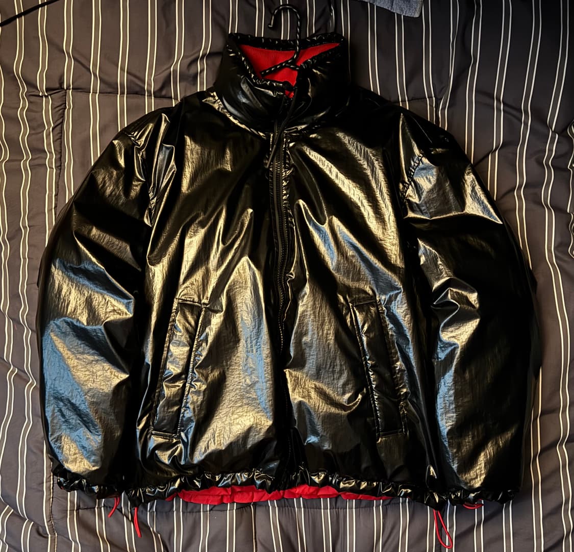 남성 W 쥬피트 맥시 로고 패딩 재킷 - 블랙  상품이미지2