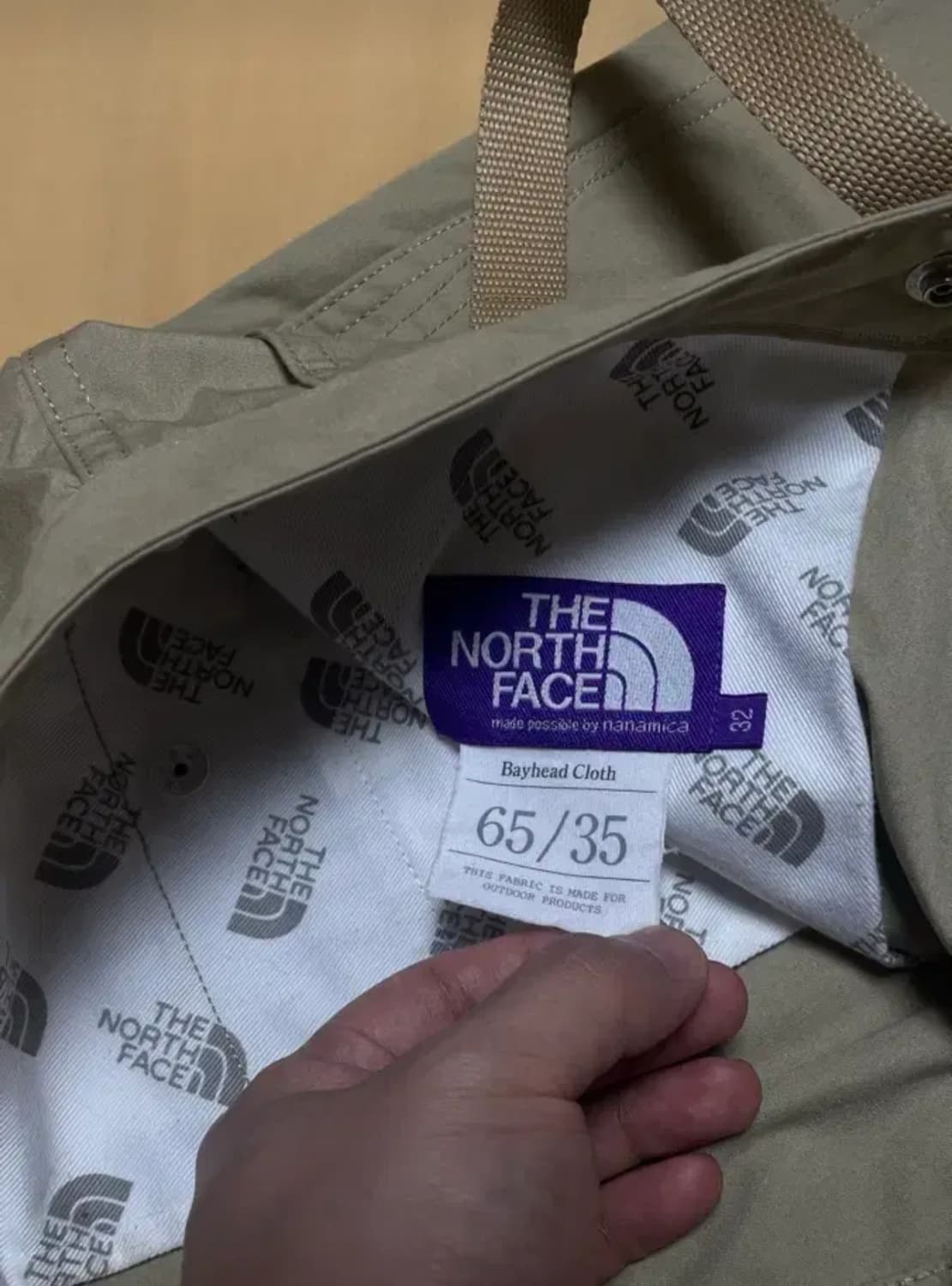 노스페이스 퍼플라벨 32사이즈 치노펜츠 탄색상 팝니다 상품이미지6