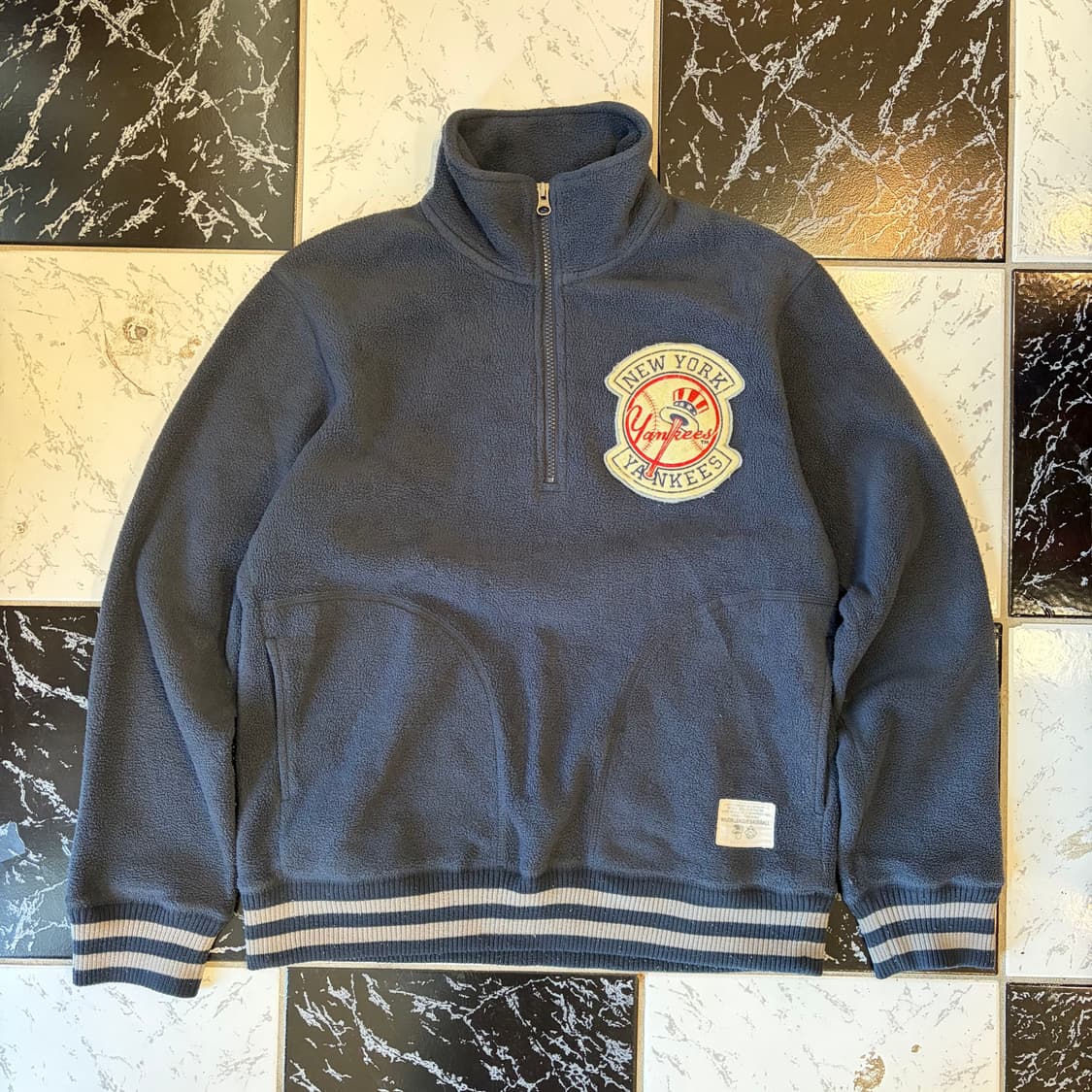 vintage yankees fleece half zip up 상품이미지2