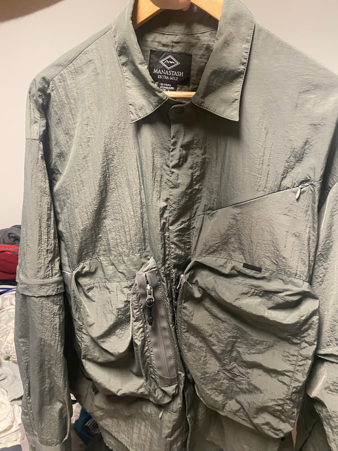 마나스타쉬 포켓 자켓 그레이 L 상품이미지1