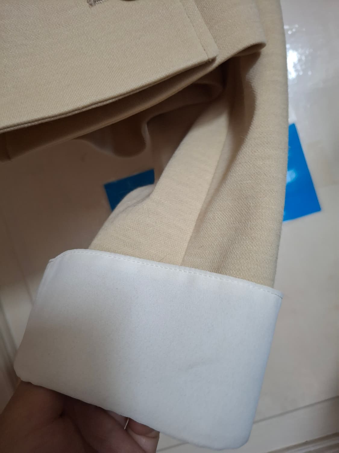 [MISS CHOLE]정품 아이보리 크롭 셔츠(미착용) 상품이미지7