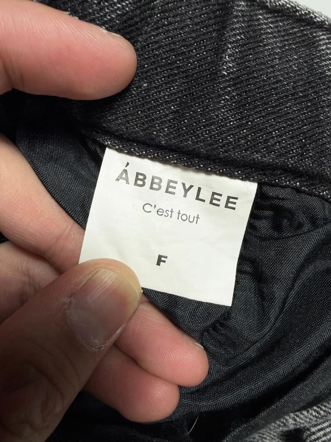 ABBEYLEE 빈티지 워싱 파라슈트 카고 데님 팬츠 R2147 상품이미지7