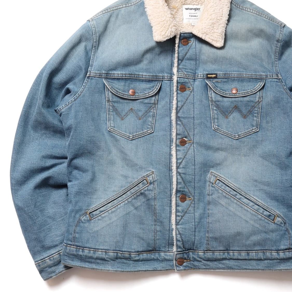 랭글러 Wrangler Sherpa Denim Trucker   상품이미지4
