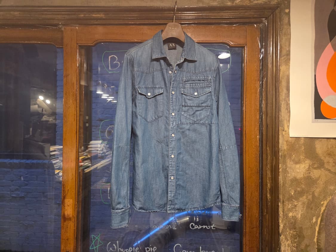 아르마니 익스체인지 데님셔츠 상품이미지9