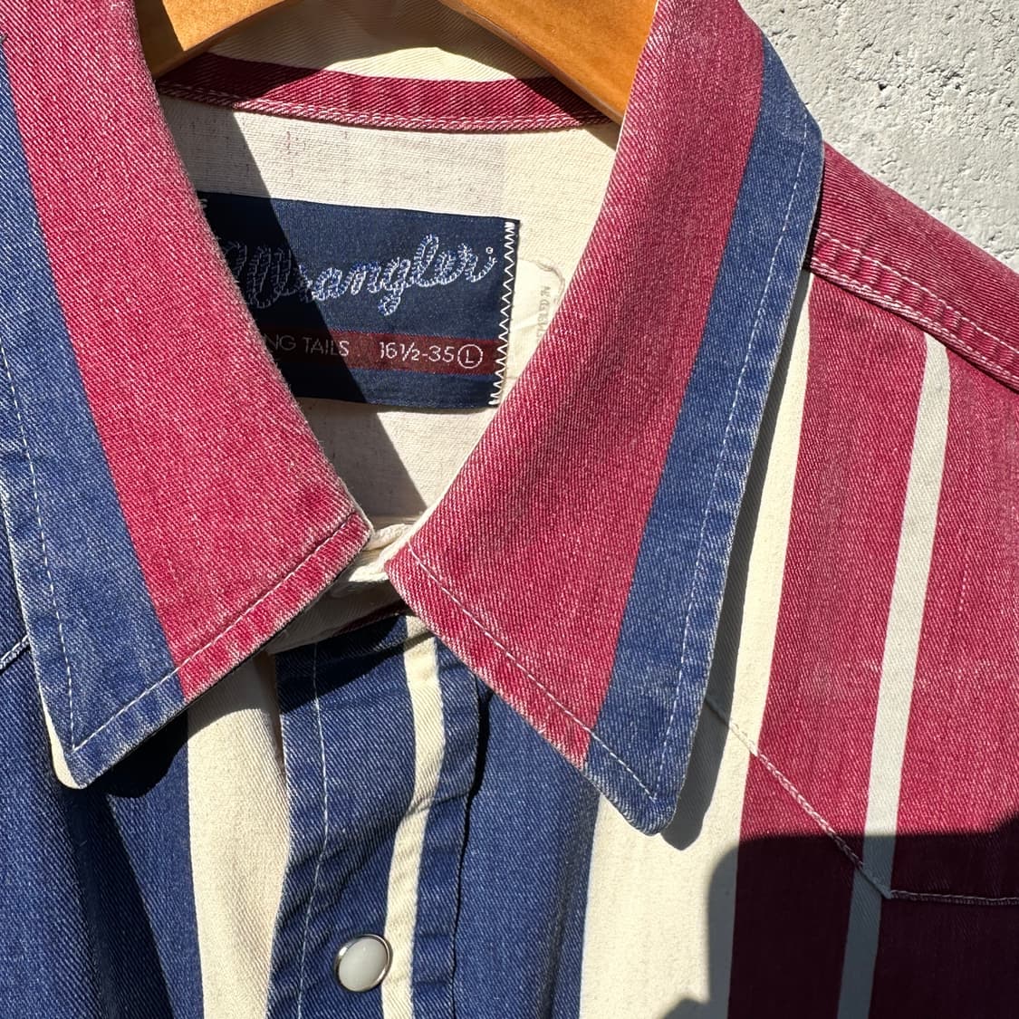 [XL] 랭글러 스트라이프 웨스턴 셔츠 상품이미지3