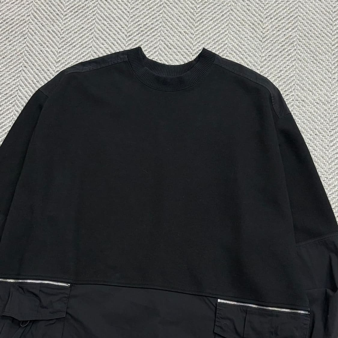 시스템 포켓 맨투맨 v1698  상품이미지3