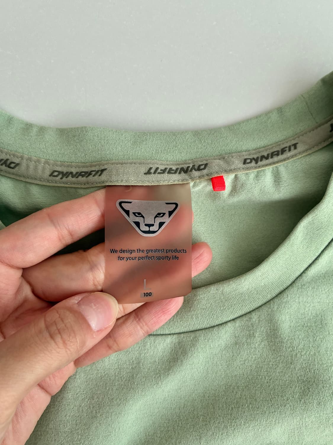 L) 다이나핏 반팔 티셔츠 그린 상품이미지4