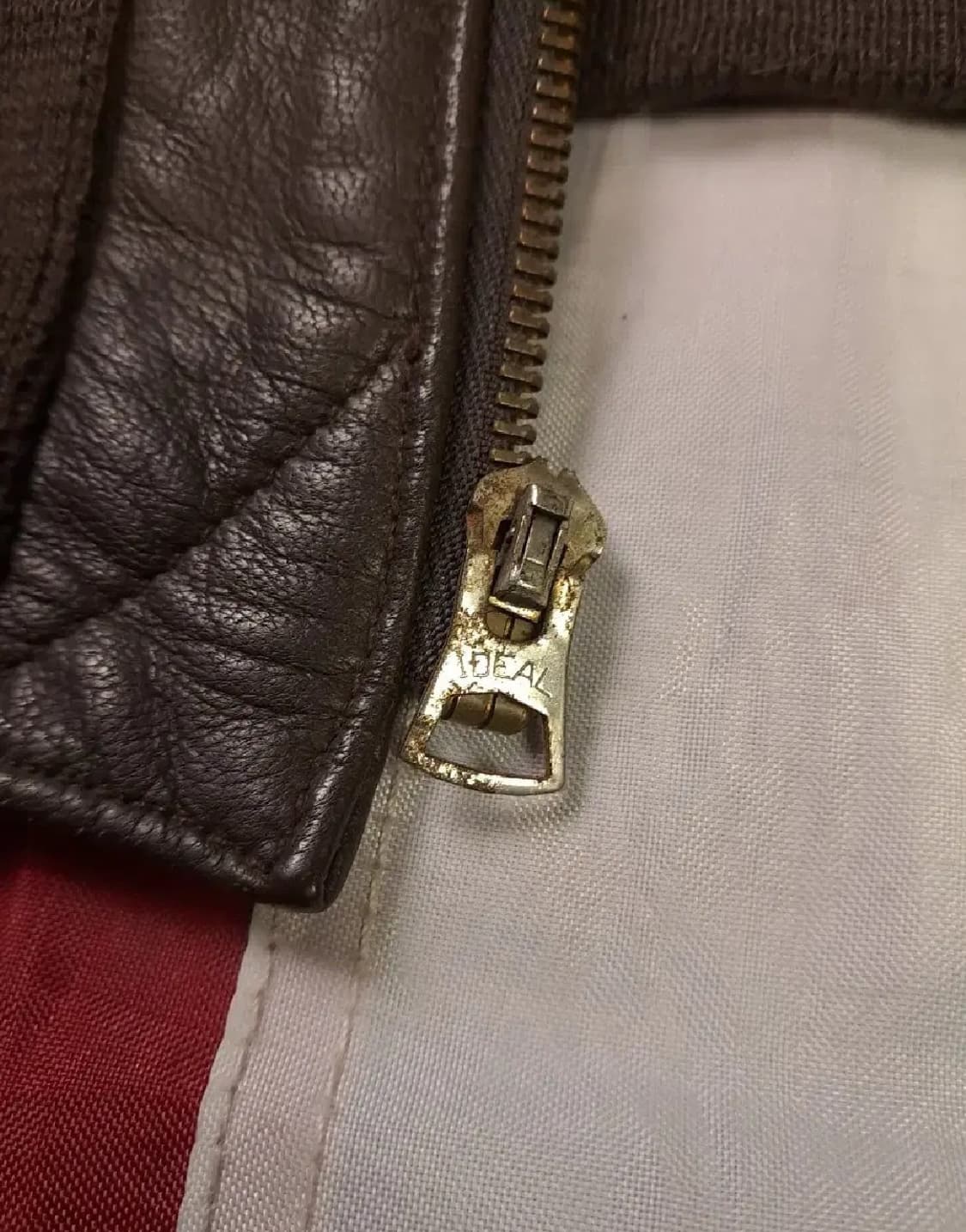 오리지날 미국제조 미공군 지급용 리얼레더 쿠퍼사 A-2 항공점퍼 상품이미지4