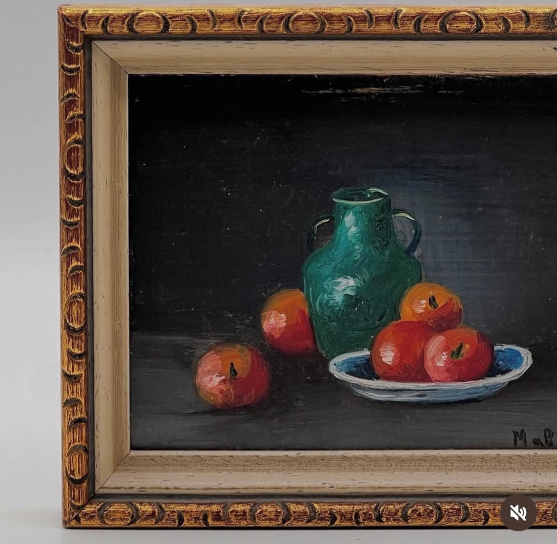 독일 빈티지 유화액자, 오일페인팅 작품 상품이미지6