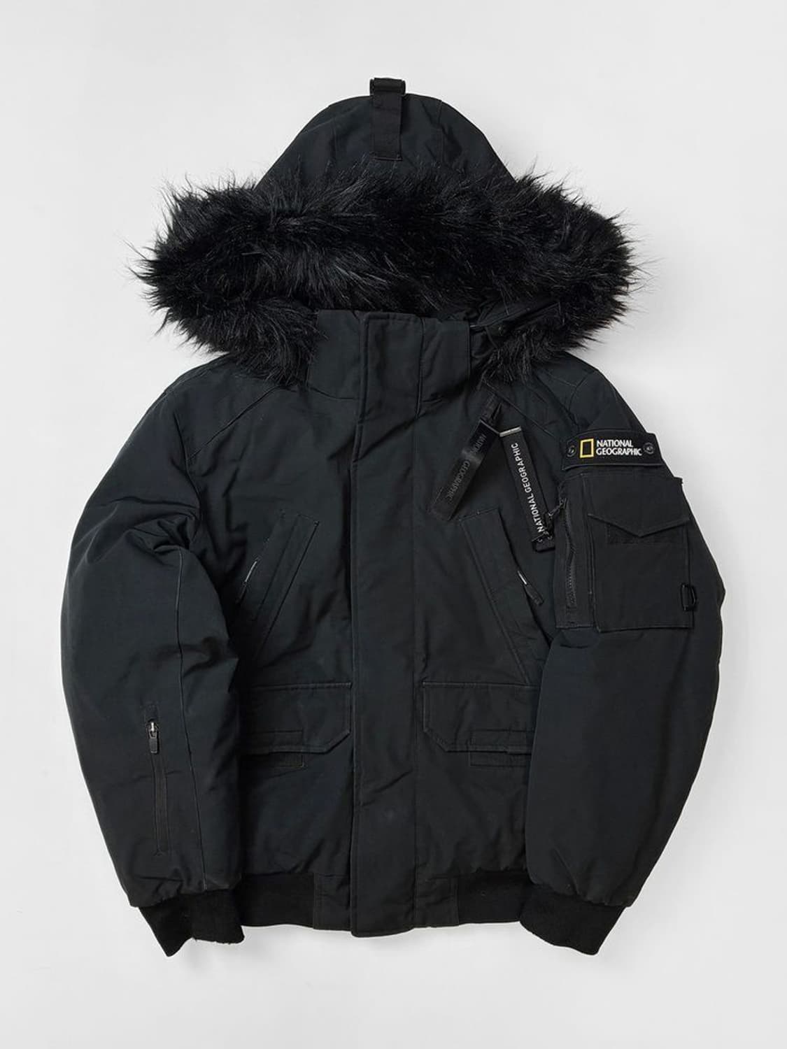 내셔널지오그래픽 20ss 덕다운 타루가 퍼 트리밍 숏 패딩 PN5246 상품이미지1
