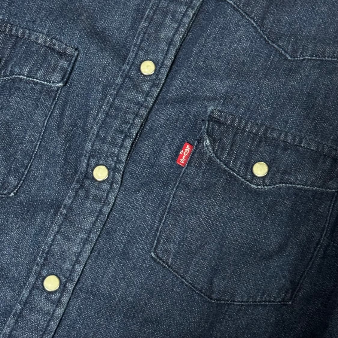 리바이스 웨스턴 데님 셔츠 M 상품이미지5