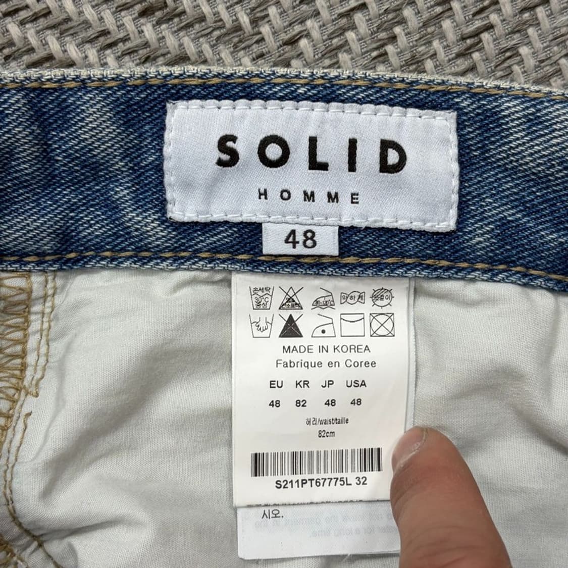 솔리드옴므 데님팬츠 v2873 상품이미지8