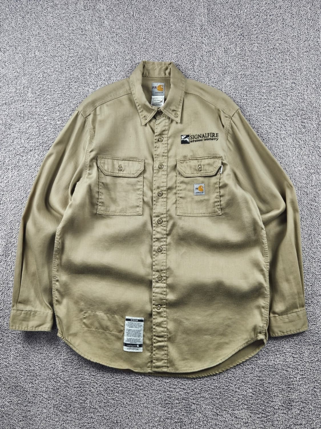 FR 칼하트 파이로세이프 포켓 워크 셔츠 ( L추정 ) / 11285 상품이미지1
