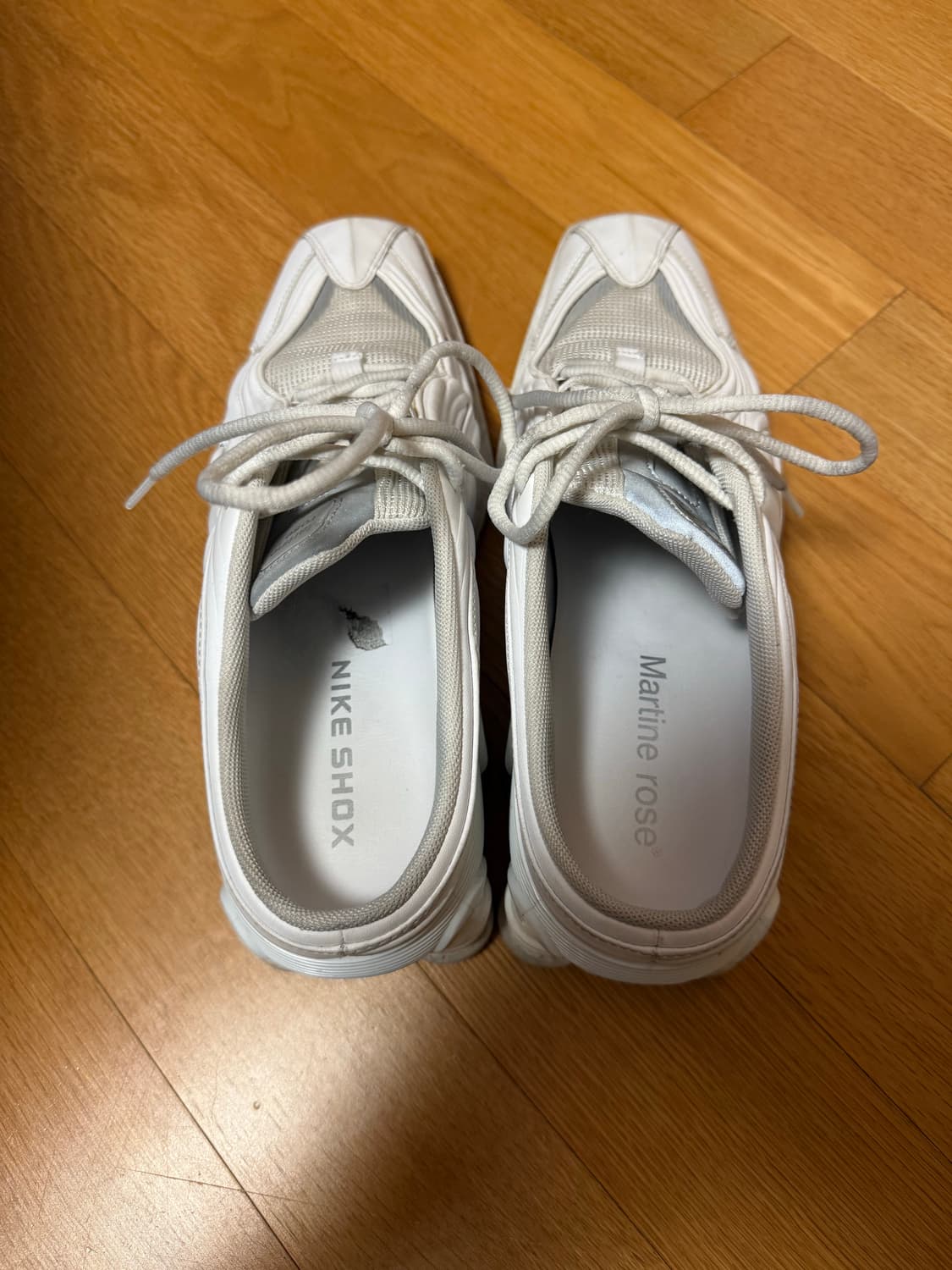 마틴로즈 샥스 MR4 화이트 285 (11.5) 사이즈 상품이미지3