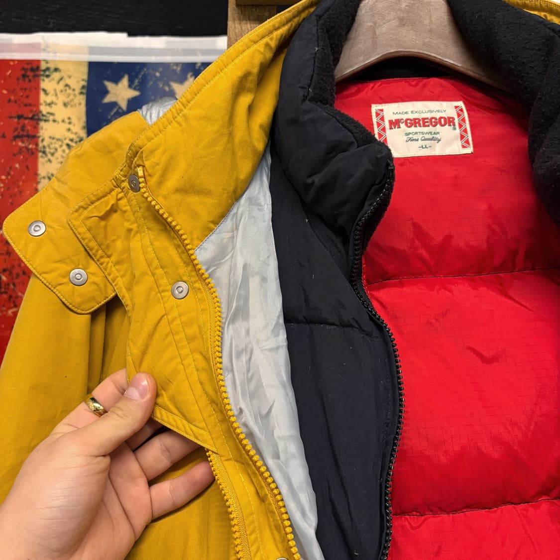 90s 맥그리거 아웃도어 쉘 이너패딩 마운틴파카 N71 상품이미지4