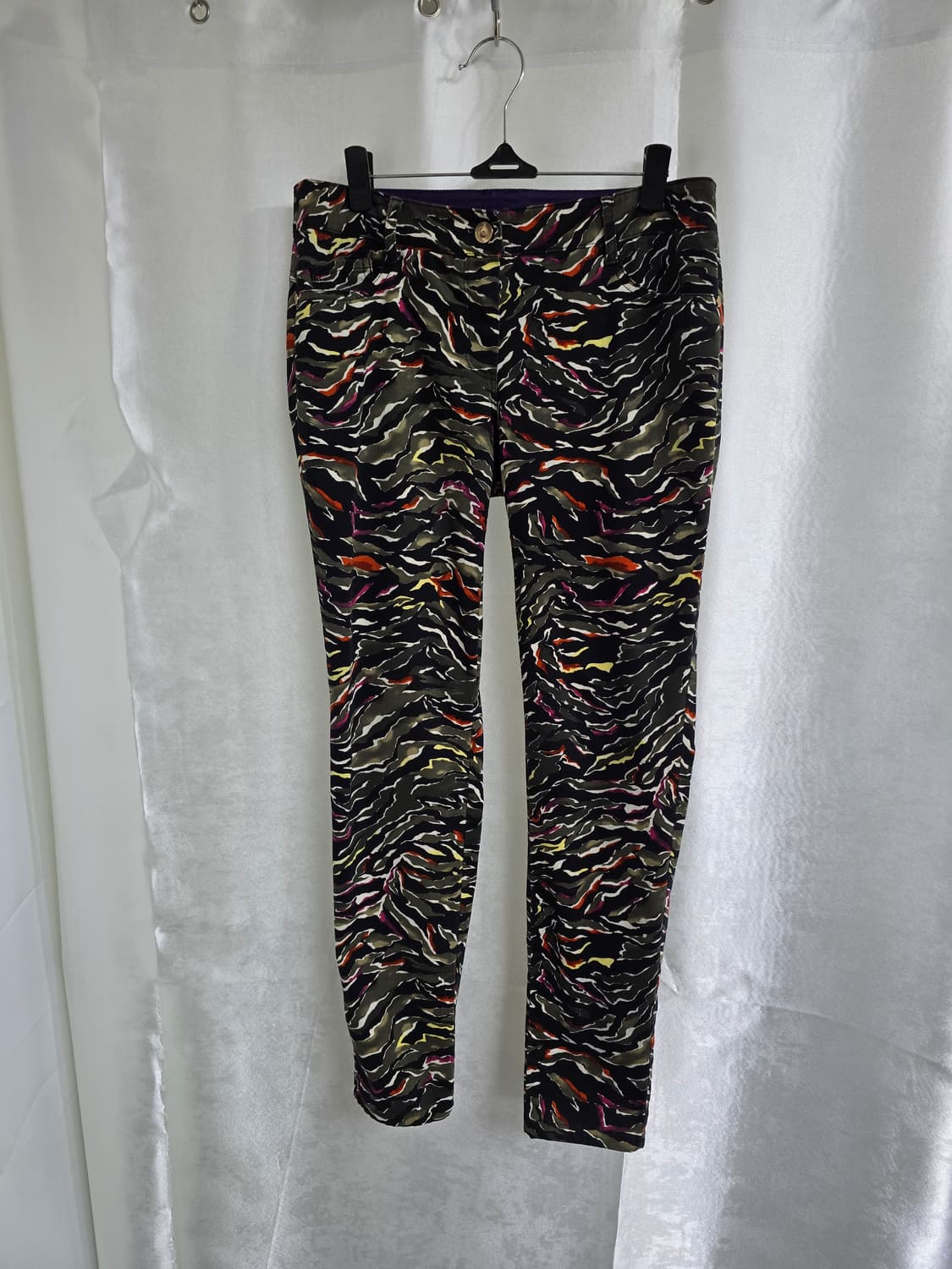 베네통 패턴 슬림핏 여성 바지 (1814) 상품이미지1