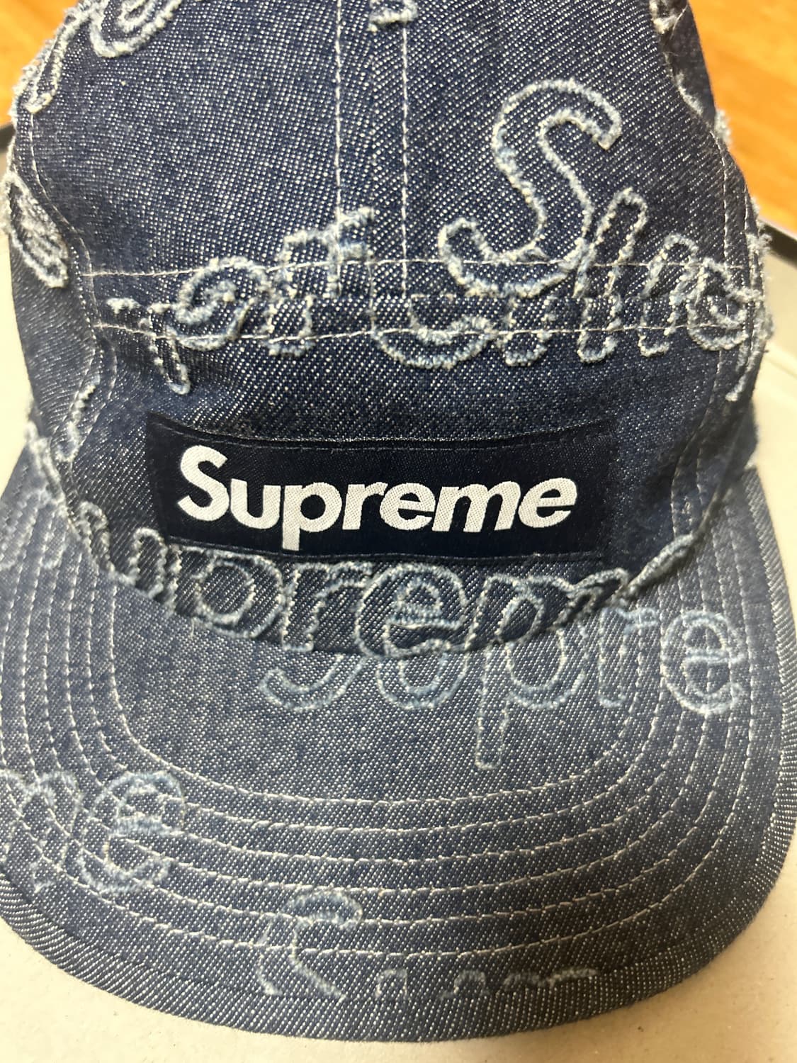 슈프림 데님 캠프캡 상품이미지1