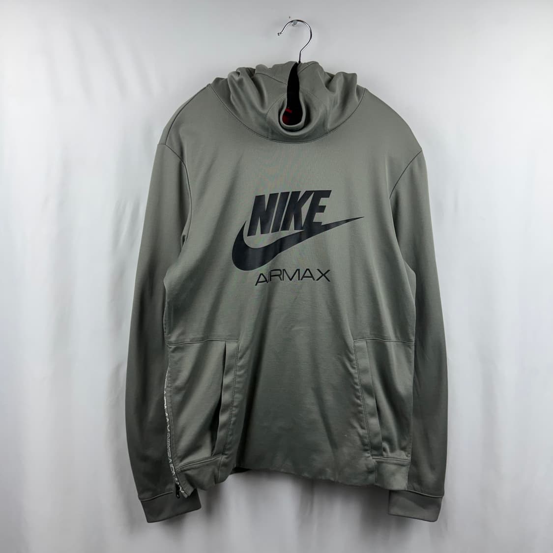 (S) 나이키 에어맥스 하이넥 후드 티 카키 상품이미지2