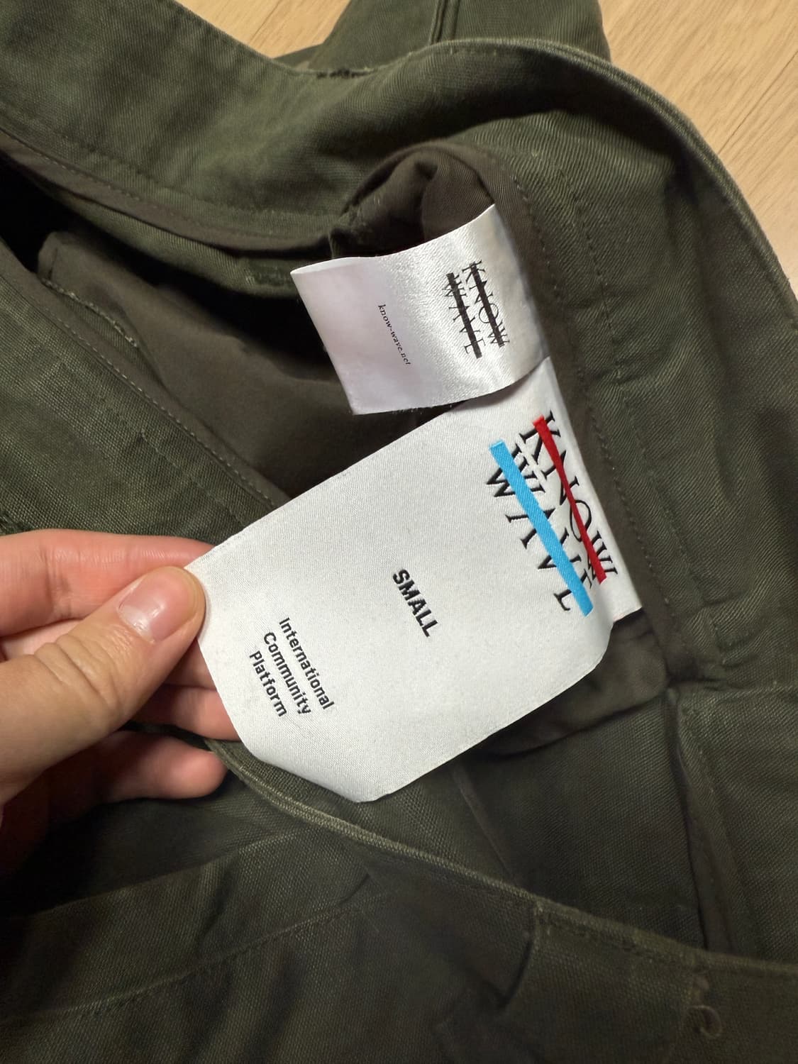 [s] 급쳐 노우웨이브 왁스코팅 팬츠 상품이미지4