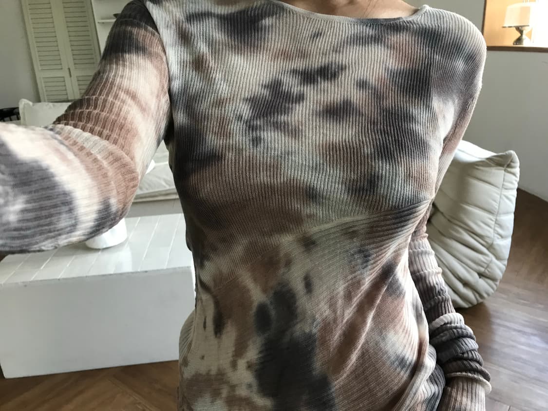 vintage pattern top 상품이미지3