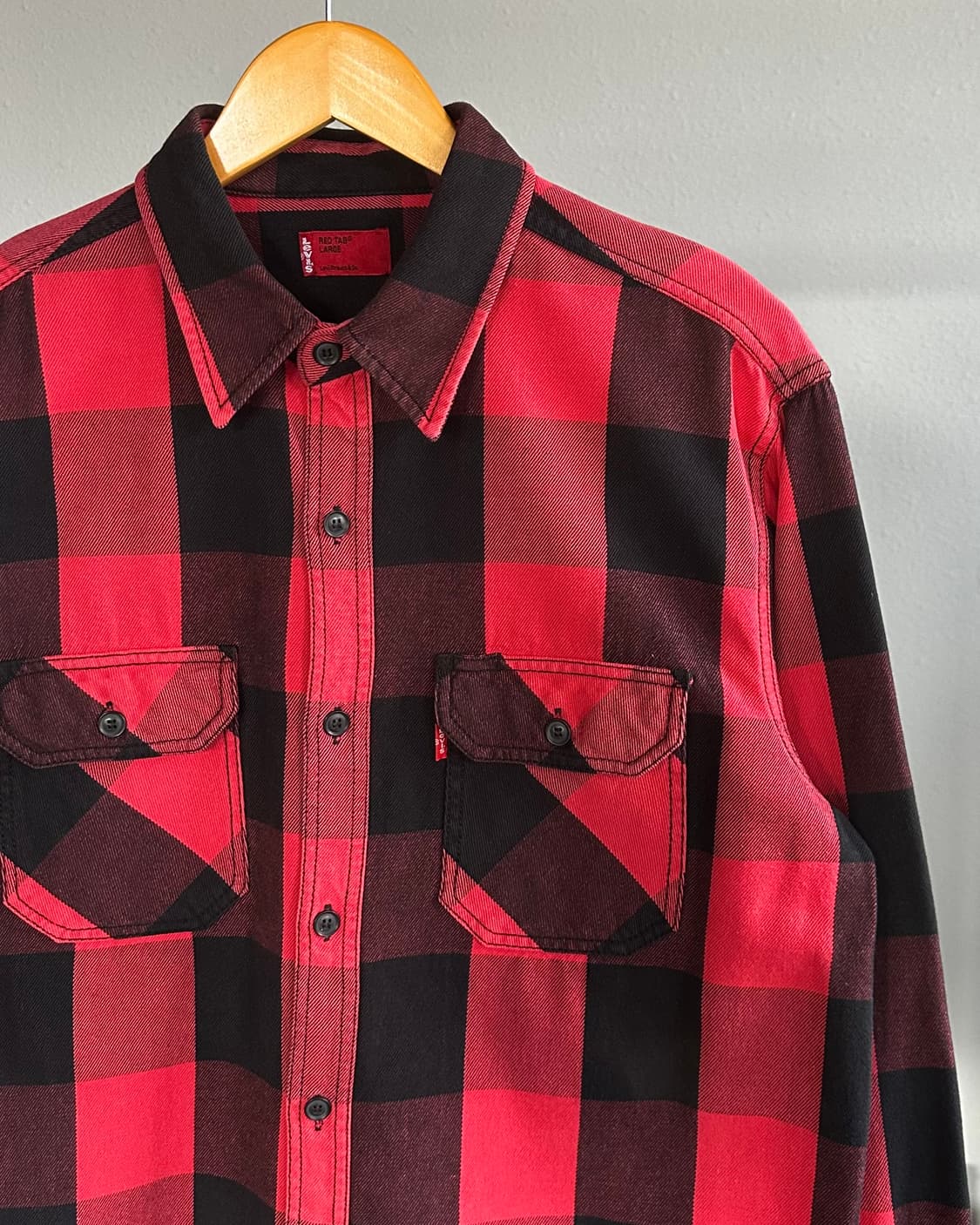 [M-L]리바이스 Levi's 타탄 체크 워크 셔츠 상품이미지3