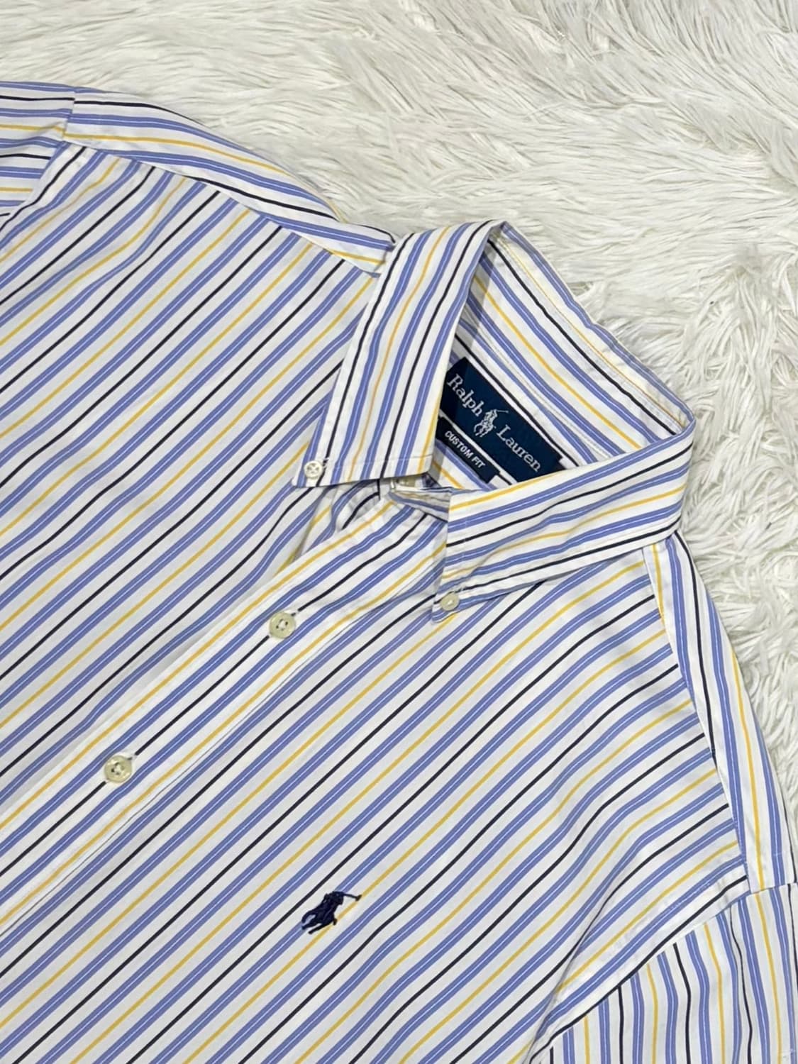 폴로랄프로렌 네이비포니 스트라이프 반팔 셔츠 상품이미지4