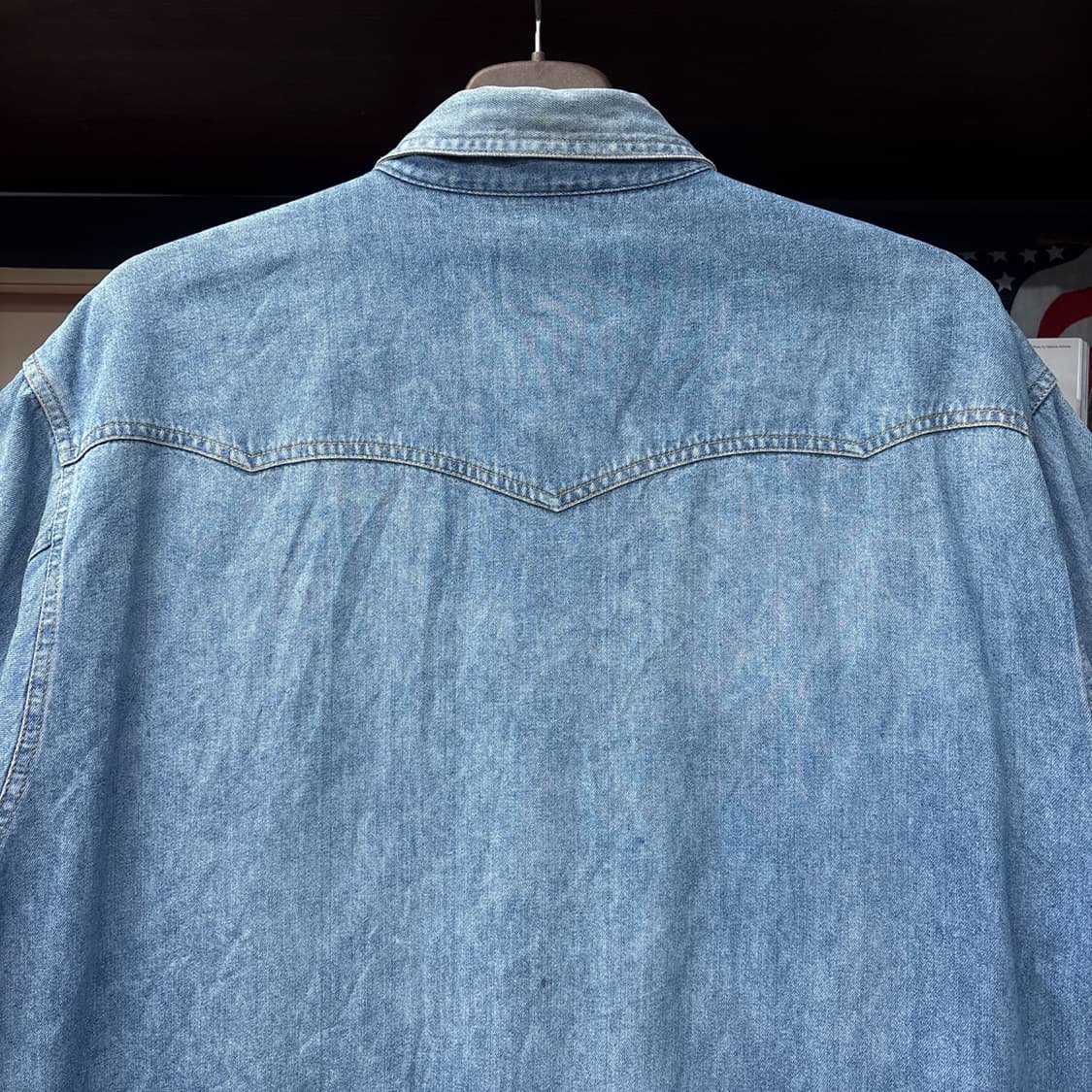 할리데이비슨 요크컷 웨스턴 데님셔츠 펄스냅 N1071 상품이미지5