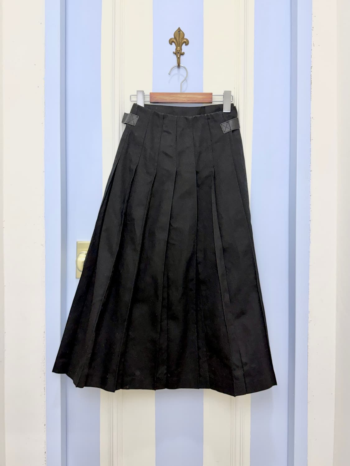 꼼데가르송 버클 플리츠 롱스커트 상품이미지2